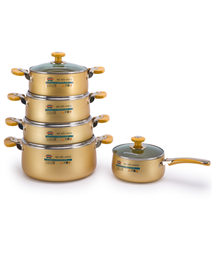 SUNHOUSE anodized cookware set SH9954